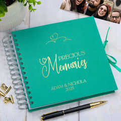 Memories Keepsake Book, Custom Scrapbook Photo Album Love Book