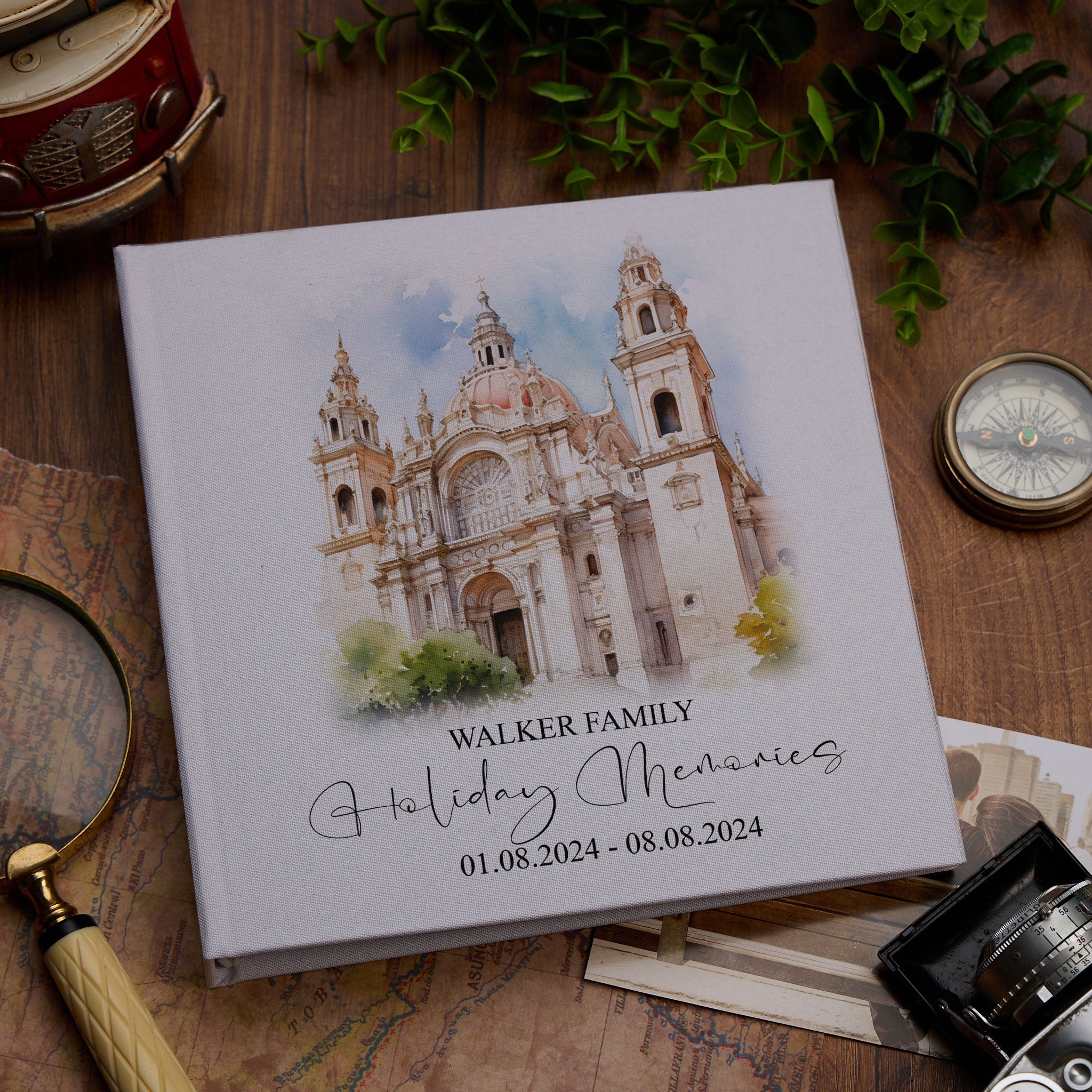 Personalised Malaga Holiday Memory Adventure Book Bound Albums