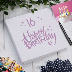 Large Book Bound 16th Birthday Gift For Her Or Him Photo Album