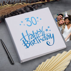 Large Book Bound 30th Birthday Gift For Her Or Him Photo Album