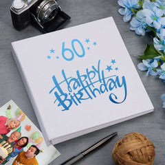 Large Book Bound 60th Birthday Gift For Her Or Him Photo Album