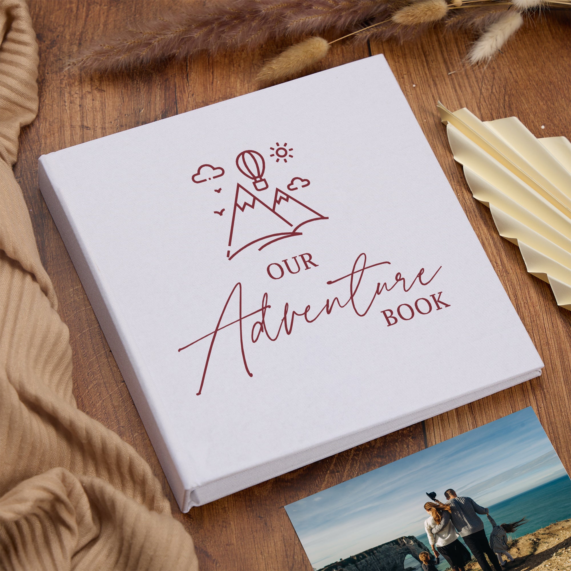 Large Book Bound Our Adventures Book Travel Photo Album photo album ukgiftstoreonline