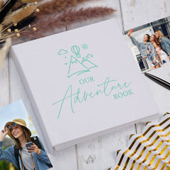 Large Book Bound Our Adventures Book Travel Photo Album photo album ukgiftstoreonline