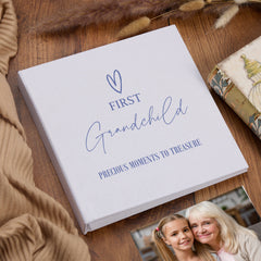 Large Book Bound First Grandchild Memories Photo Album