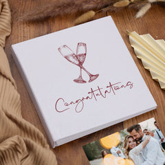 Large Book Bound Congratulations Gift Photo Album