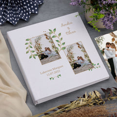 Large Book Bound Personalised Elegant Wedding Day Photo Album Custom Photo Wedding Memory Keepsake