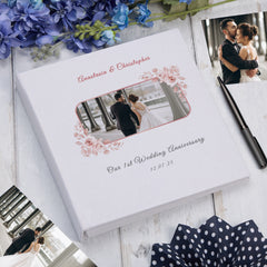 Personalised Large Book Bound Our 1st Wedding Anniversary Photo Album Custom Photo Wedding Day Memory Keepsake Anniversary Gifts