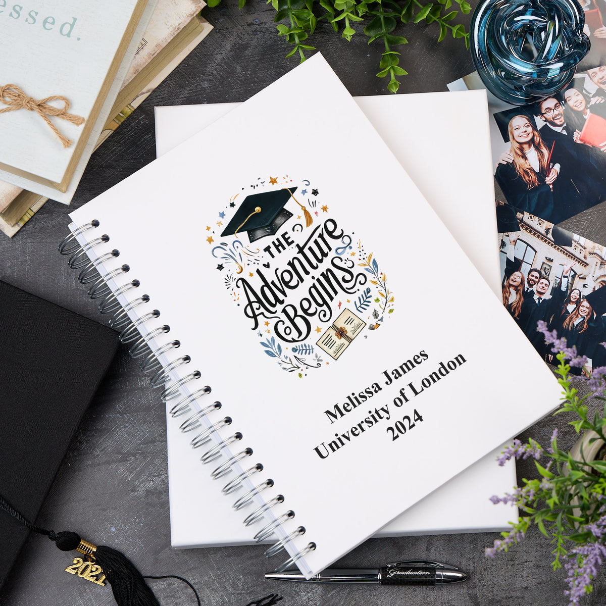 Large A4 Graduation Photo Album Scrapbook Adventure Begins