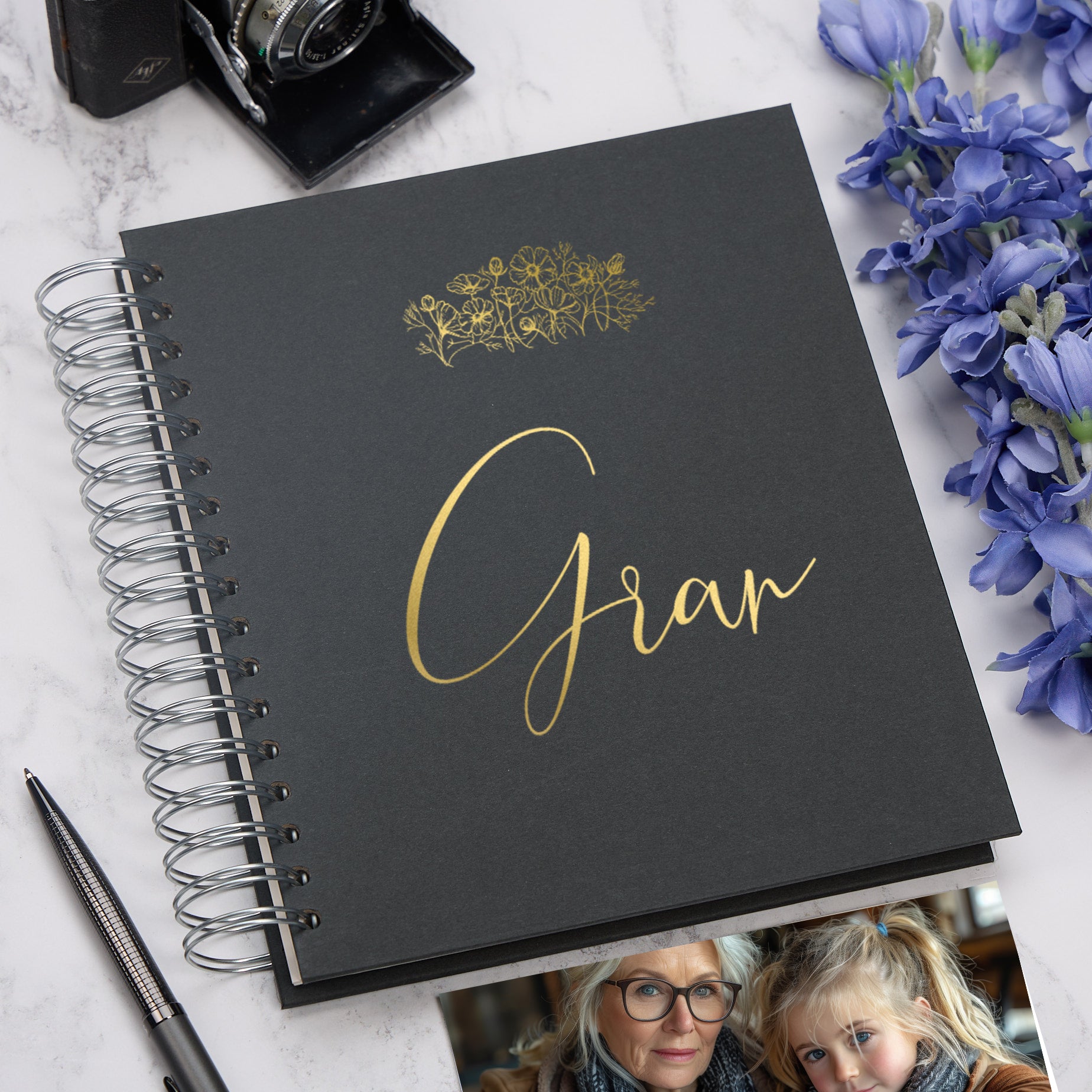 Large Gran Photo Album With Sentiment Multiple Colours