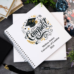 Large Graduation Photo Album Scrapbook  Boxed Congratulations
