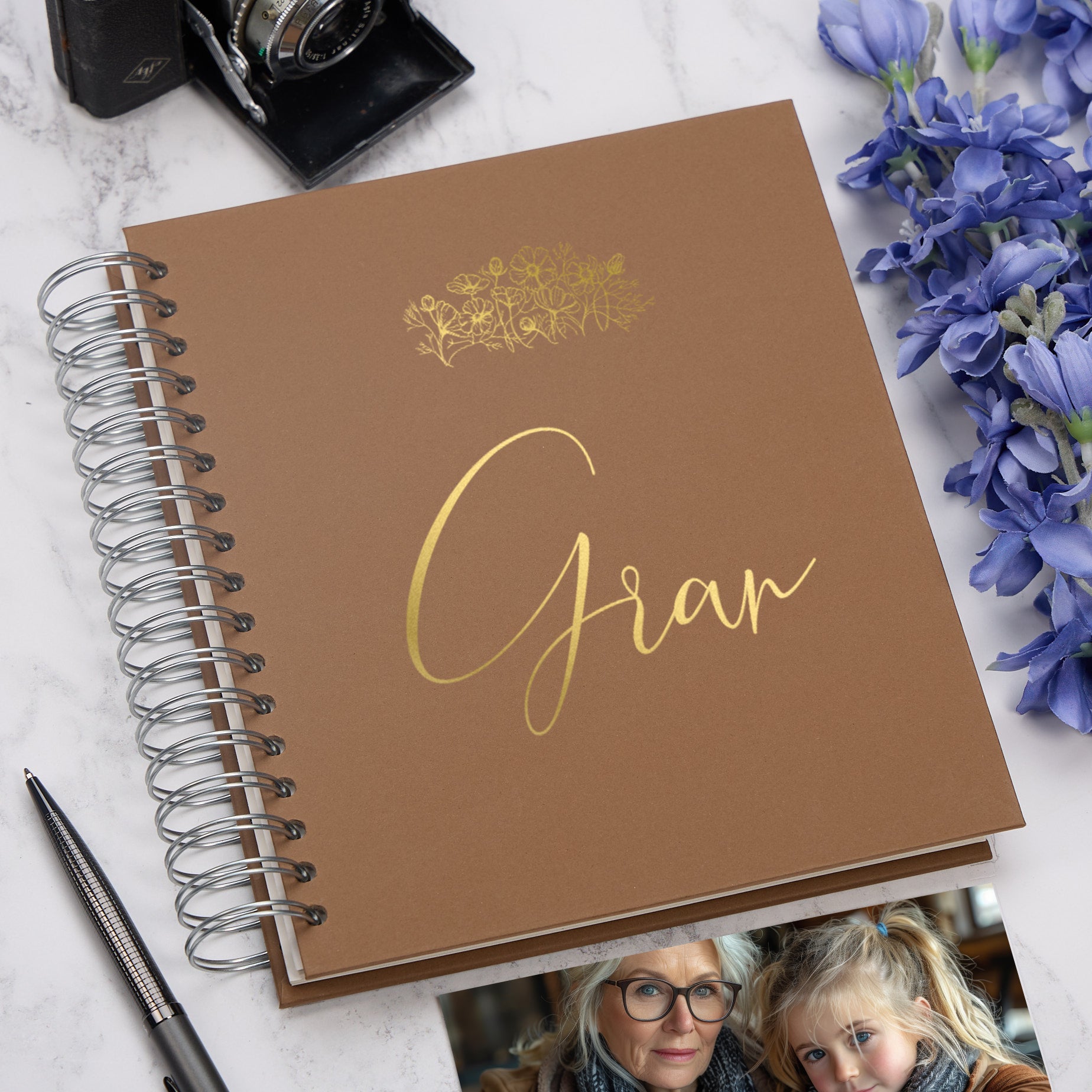 Large Gran Photo Album With Sentiment Multiple Colours