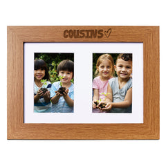 Cousins Photo Picture Frame Double 6x4 Inch