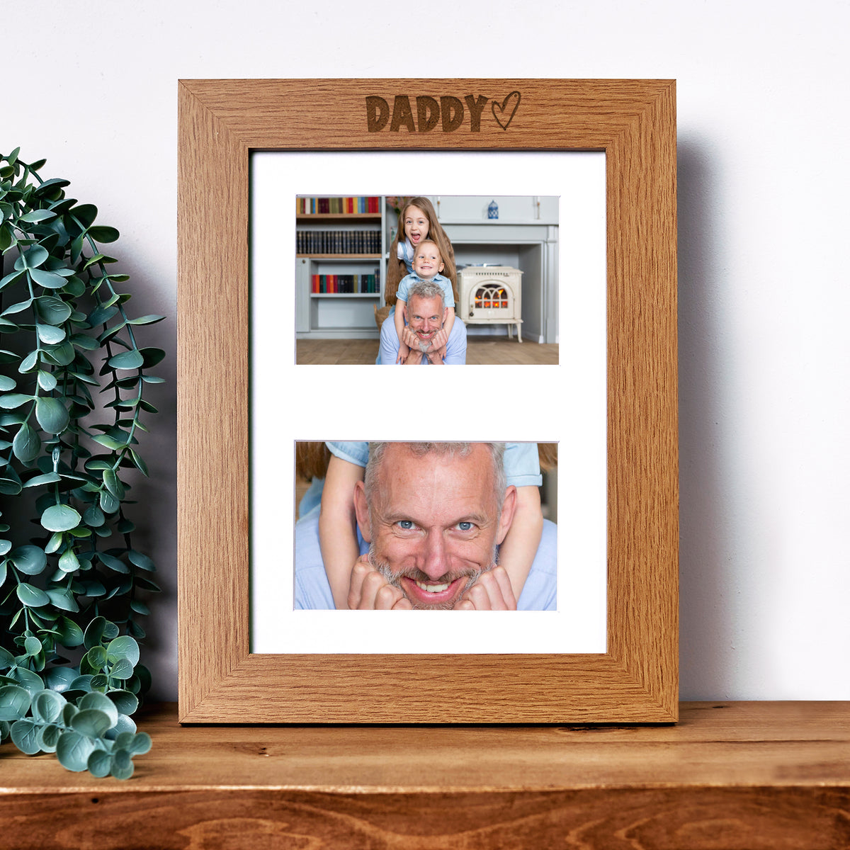 Daddy Photo Picture Frame Double 6x4 Inch Landscape