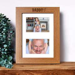 Daddy Photo Picture Frame Double 6x4 Inch Landscape