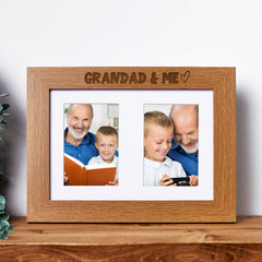 Grandad and Me Photo Picture Frame Double 6x4 Inch