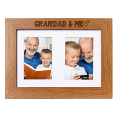 Grandad and Me Photo Picture Frame Double 6x4 Inch