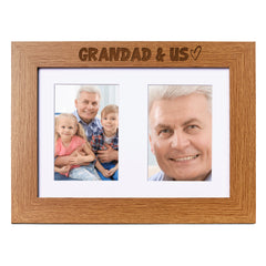 Grandad and Us Photo Picture Frame Double 6x4 Inch