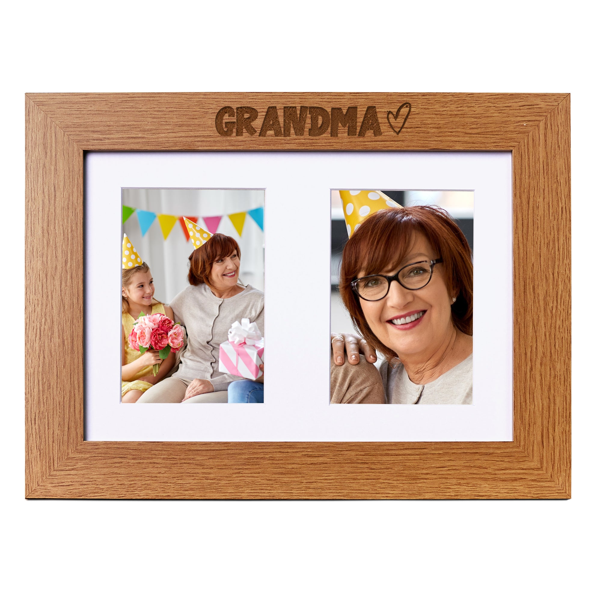 Grandma Photo Picture Frame Double 6x4 Inch
