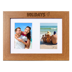 Holidays  Photo Picture Frame Double 6x4 Inch