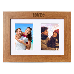 Love  Photo Picture Frame Double 6x4 Inch