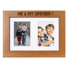 Me and My Brother  Photo Picture Frame Double 6x4 Inch