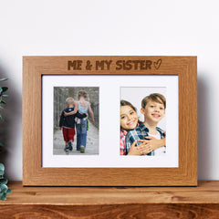 Me and My Sister Photo Picture Frame Double 6x4 Inch