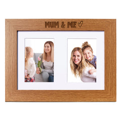 Mum and Me Photo Picture Frame Double 6x4 Inch