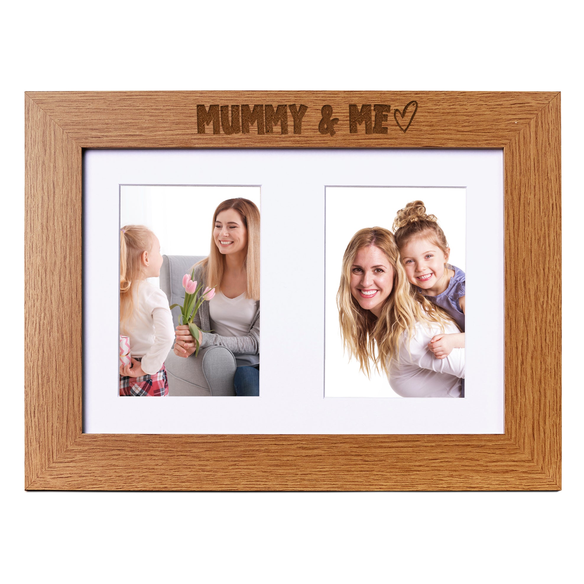 Mummy and Me Photo Picture Frame Double 6x4 Inch