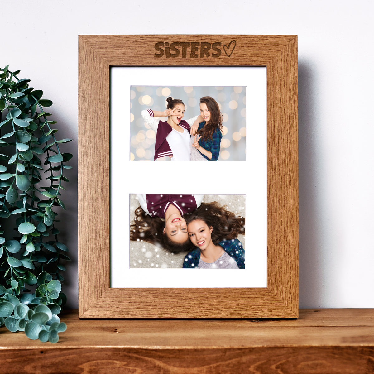 Sisters Photo Picture Frame Double 6x4 Inch Landscape