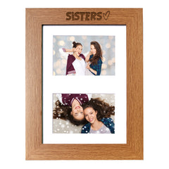 Sisters Photo Picture Frame Double 6x4 Inch Landscape