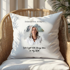 Custom Photo Memorial Cushion Sympathy Gift Personalised Pillow Condolence Gifts