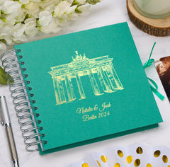Personalised Berlin Keepsake Multiple Colour Scrapbook Photo Album Foil Print