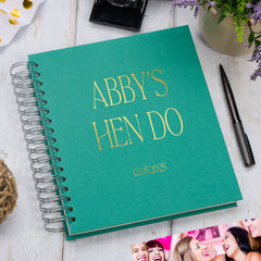 Personalised Hen Do Hen Night Bachelorette Party Multiple Colours Memory Book Photo Album