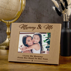 Mummy and Me Wooden Photo Frame Gift