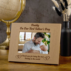 First Father's Day Daddy Photo Frame Gift Daddy Photo Frame ukgiftstoreonline