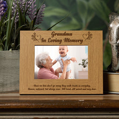 Grandma Memorial Remembrance Photo Frame Grandma Photo Frame ukgiftstoreonline