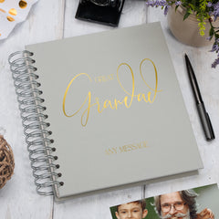 Personalised Great Grandad Memory Book Multiple Colours Photo Album