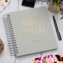 Personalised Hen Do Hen Night Bachelorette Party Multiple Colours Memory Book Photo Album