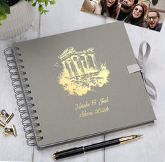 Personalised Athens Keepsake Multiple Colour Scrapbook Photo Album Foil Print