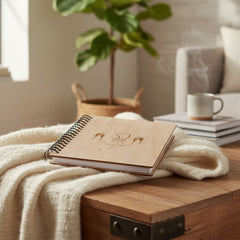Personalised Any Anniversary Wooden Photo Album Gift 1st 5th 10th 25th 30th 40th 50th 60th Anniversary Photo Album ukgiftstoreonline