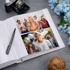 Large Book Bound 21st Birthday Gift For Her Or Him With Laurel Wreath Photo Album