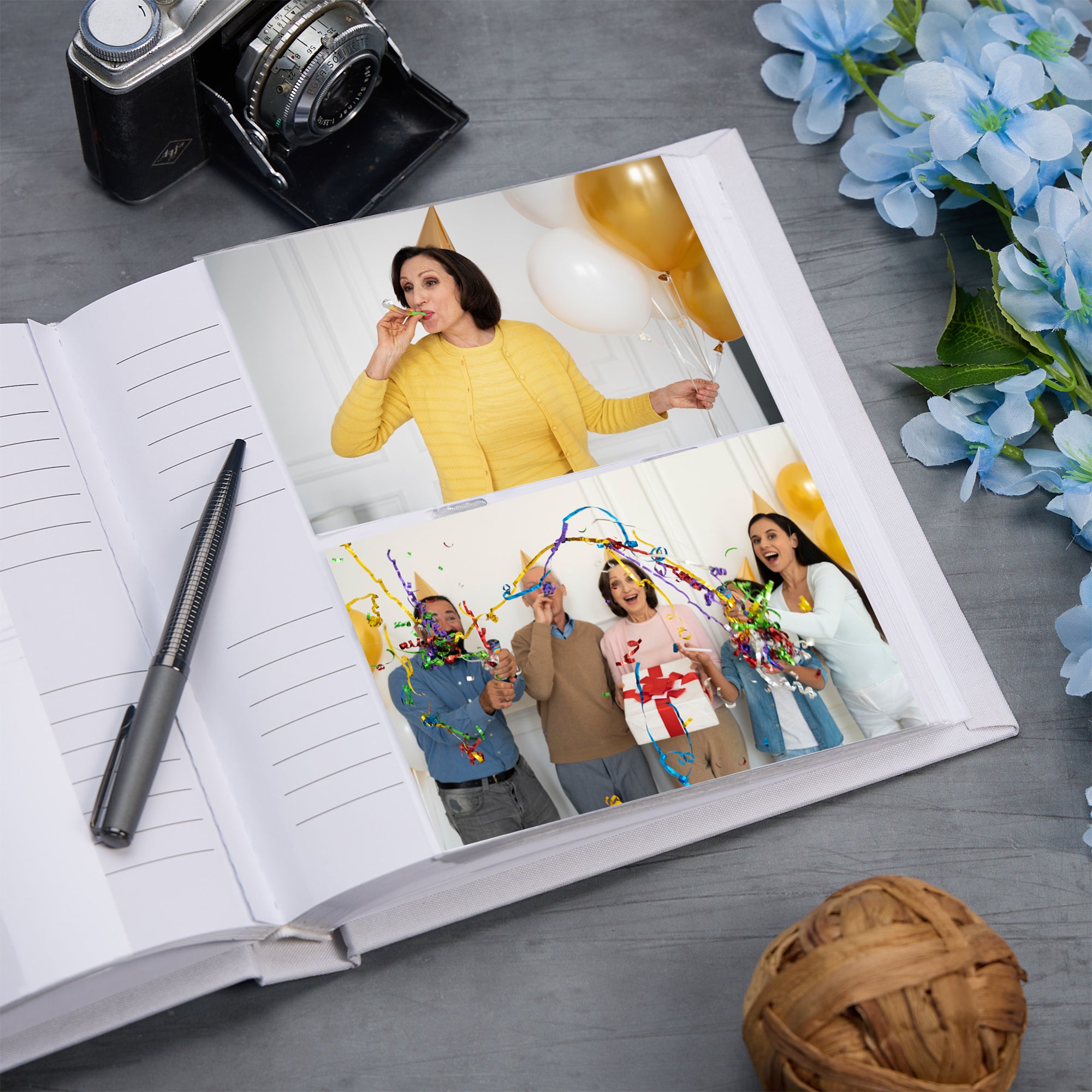 Large Book Bound 70th Birthday Gift For Her Or Him Photo Album