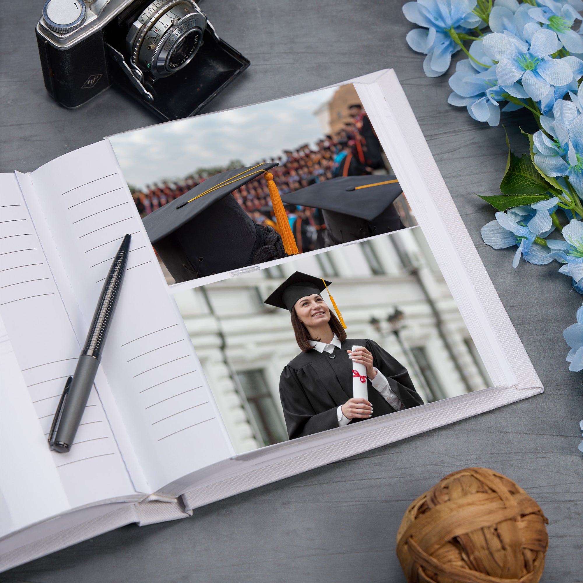 Large Book Bound Congratulations Gift Photo Album