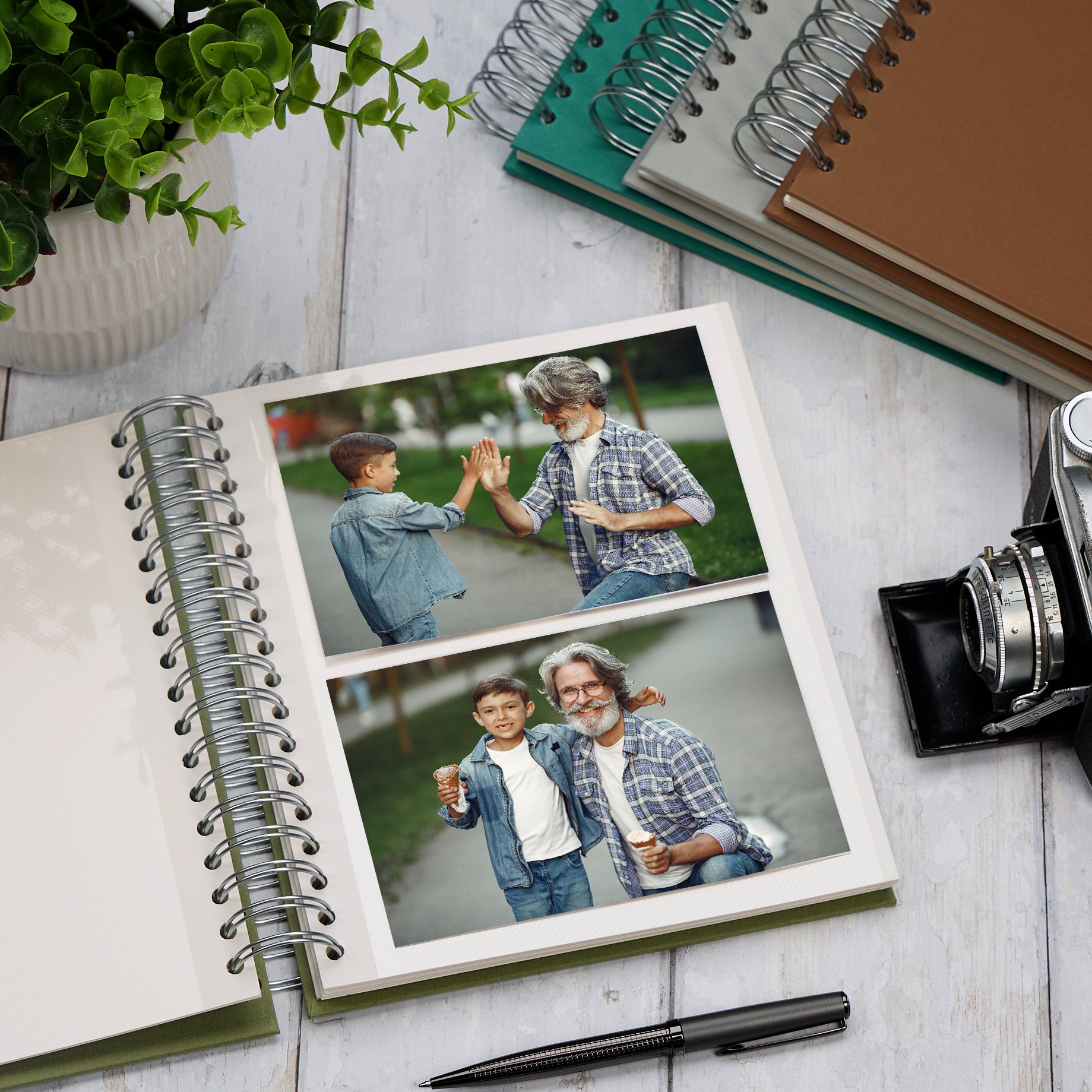 Personalised Grandpa Memory Book Multiple Colours Photo Album