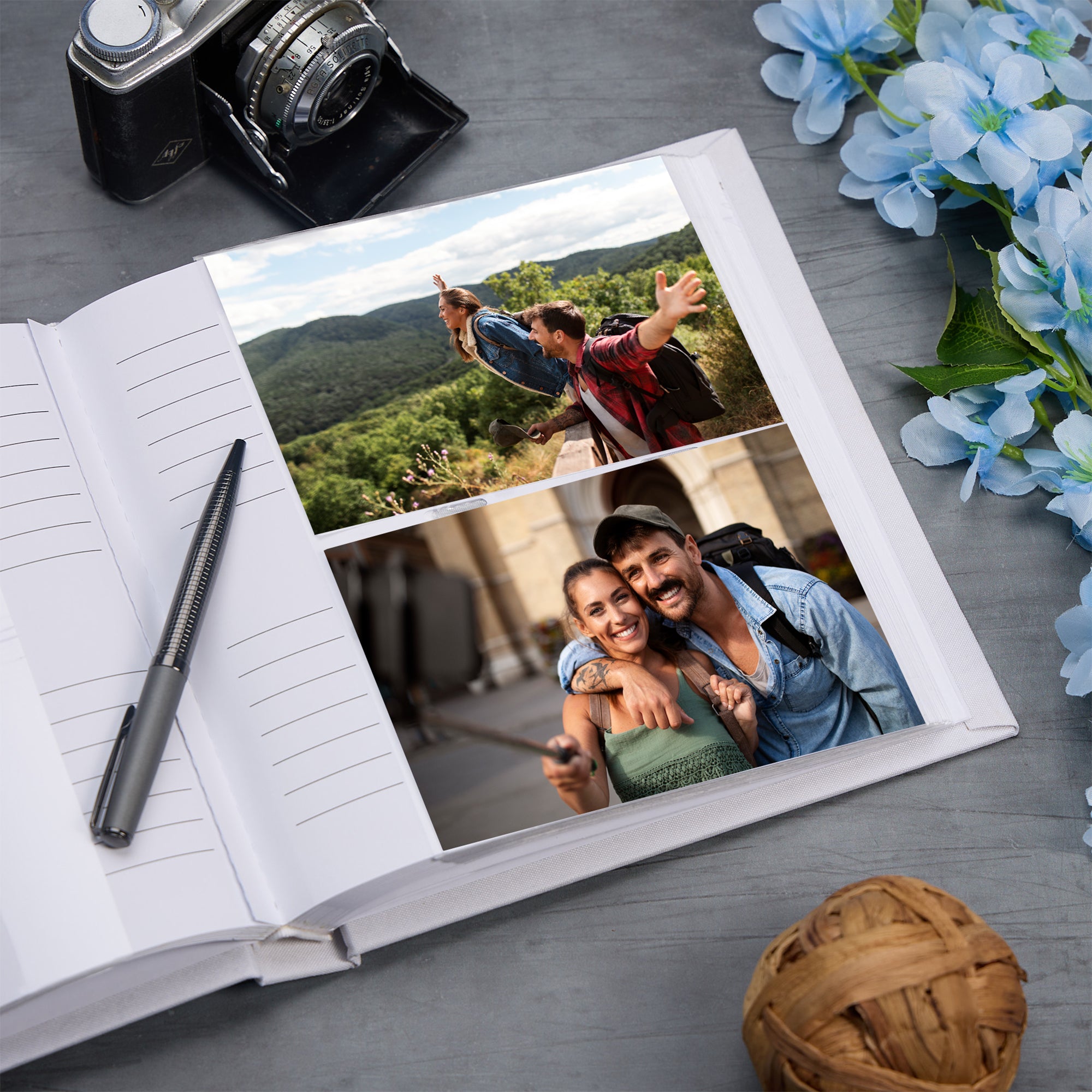 Large Book Bound Our Adventures Book Travel Photo Album photo album ukgiftstoreonline