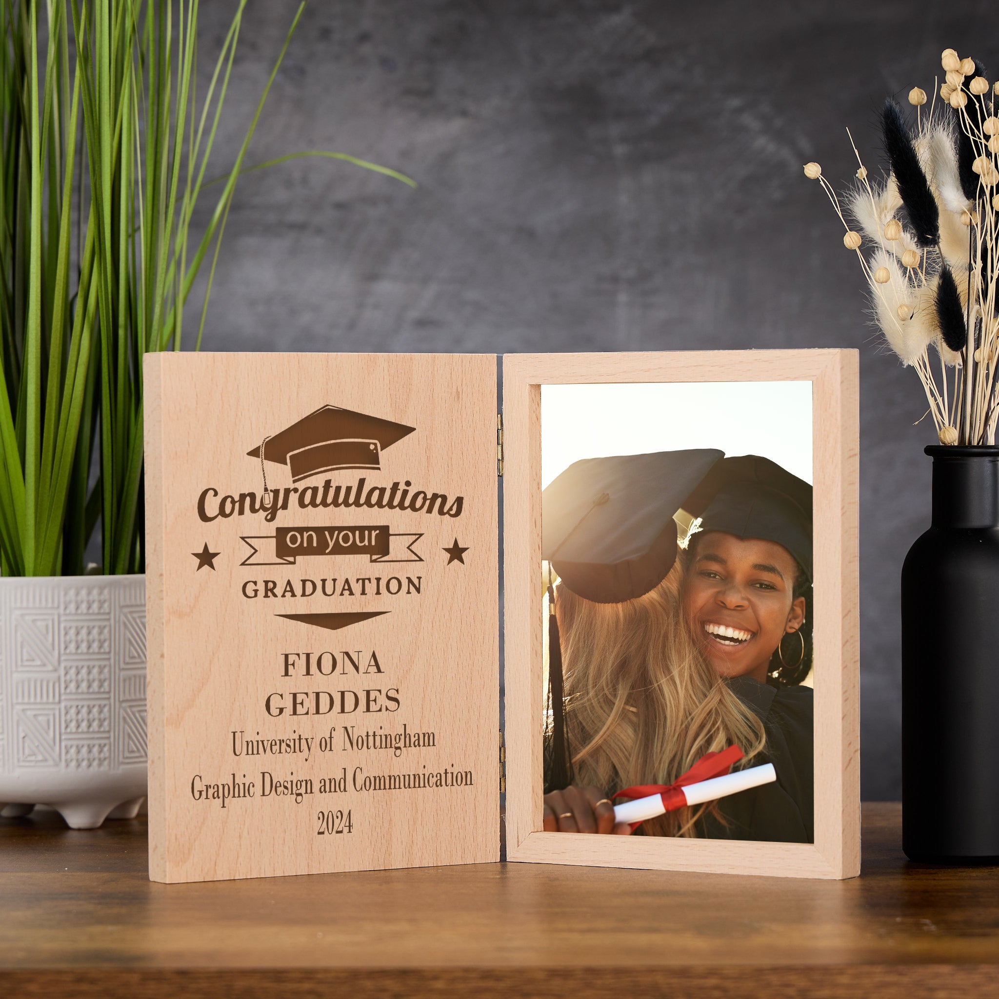 Graduation Announcements Wood