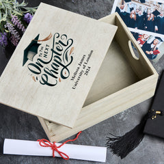 Personalised Large Graduation Keepsake Box Next Chapter
