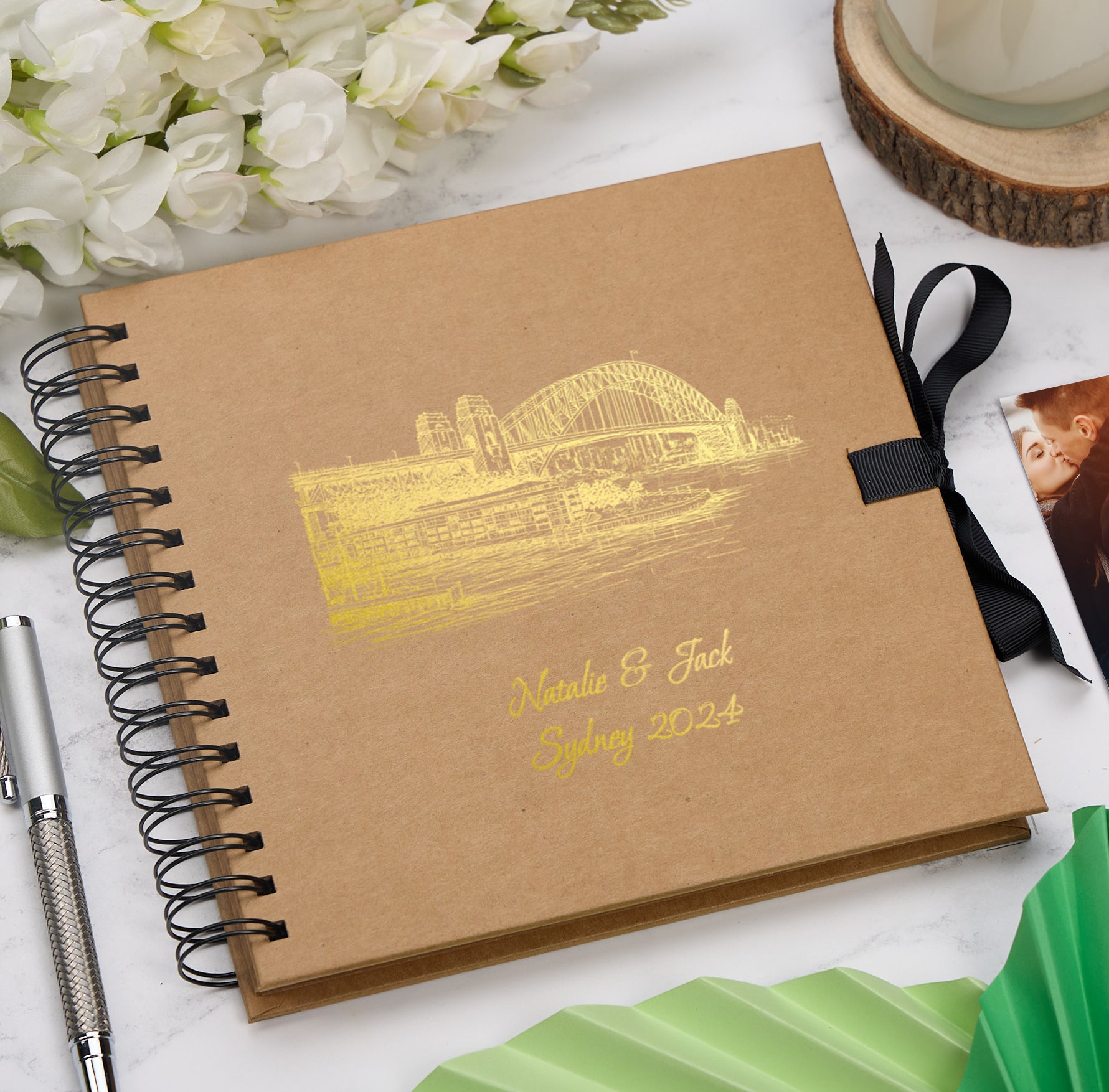 Personalised Sydney Photo Album or Scrapbook Multiple Colours