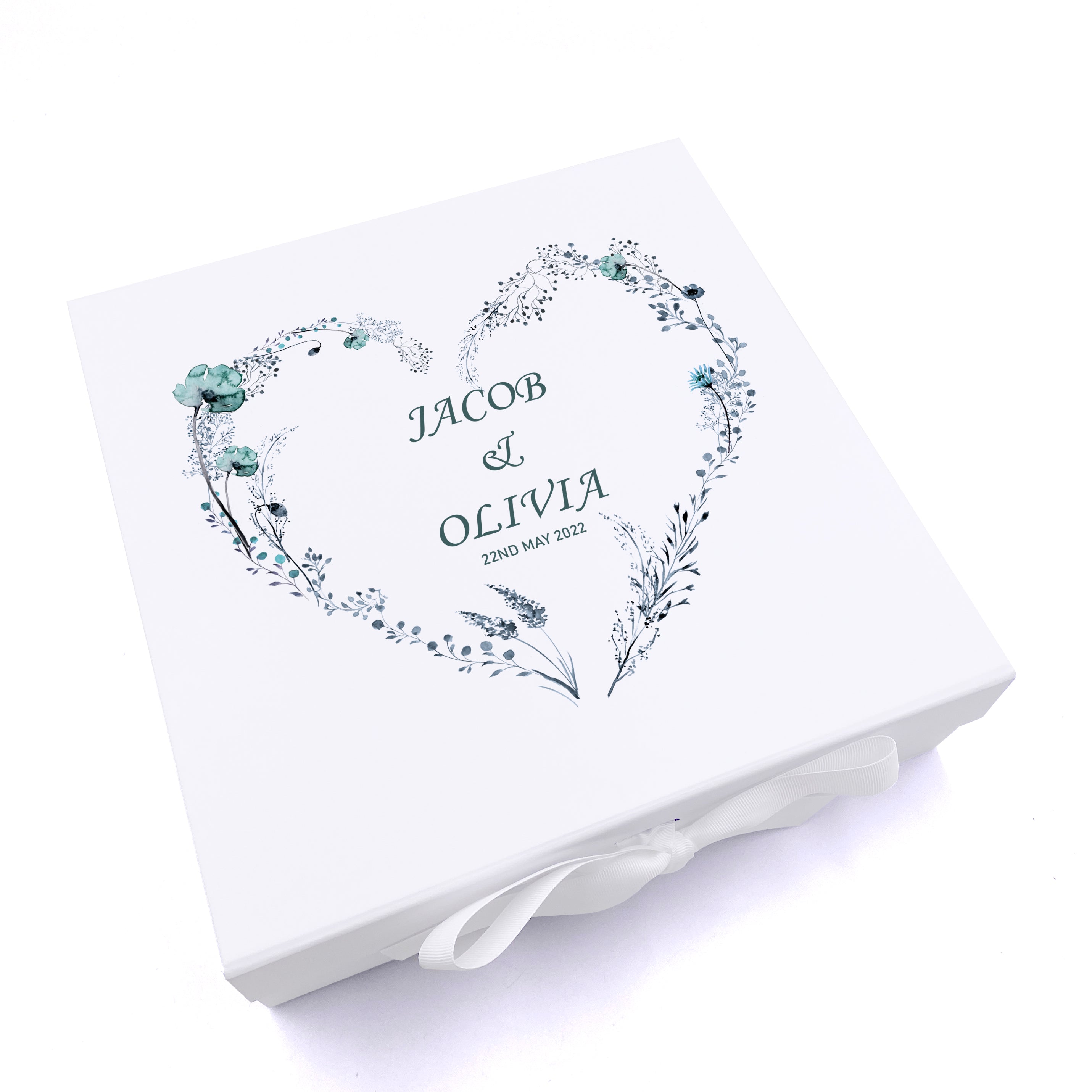 Personalised Keepsake Box Wedding Memory box Any Wording Gift
