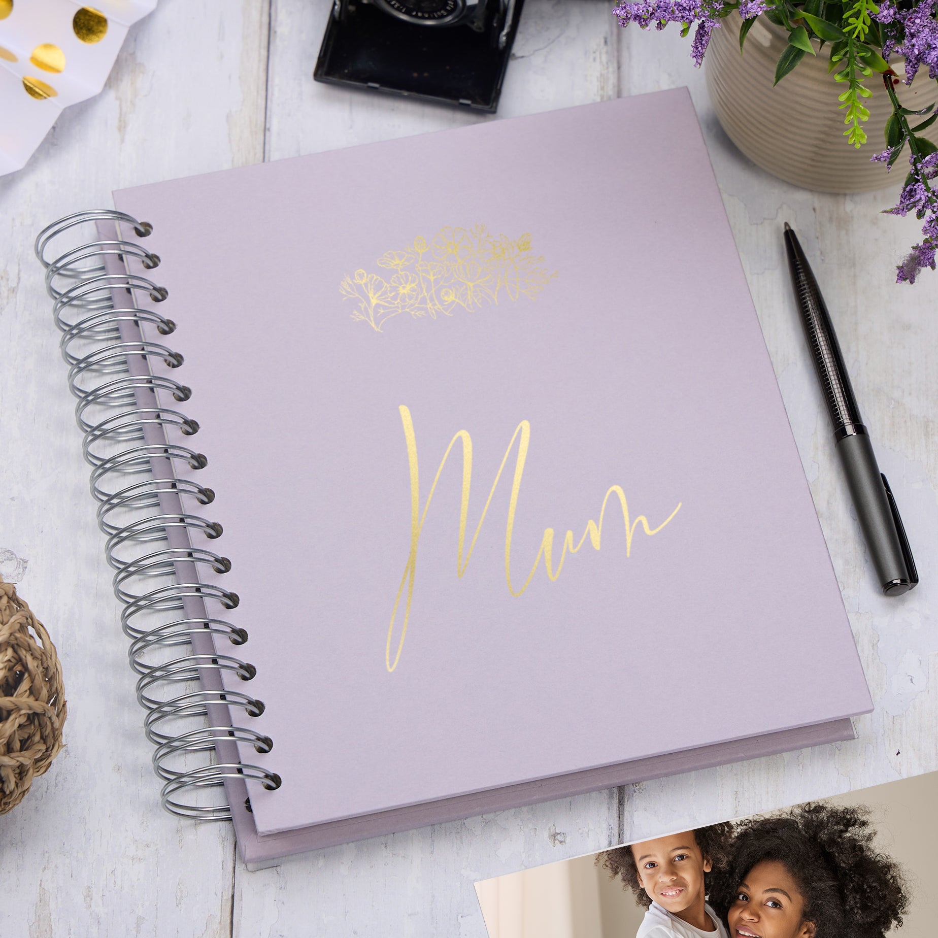 Large Mum Photo Album With Sentiment Multiple Colours